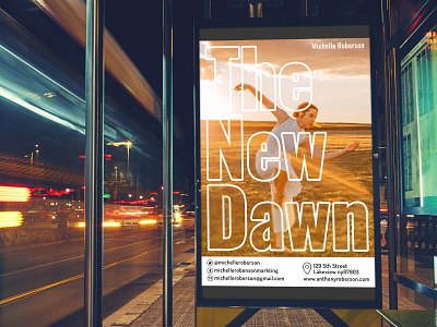 Flyer | The new dawn adobe advertising banner design figma flyer graphic design photoshop