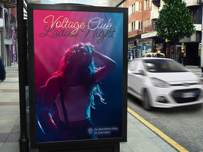 Banner | Voltage Club adobe advertising banner design figma flyer graphic design photoshop