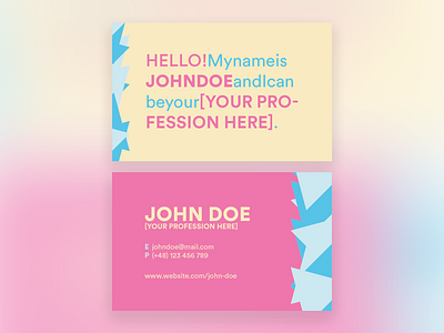 Business Card #3