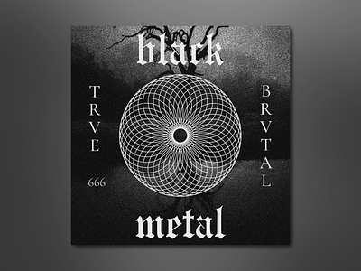 Black metal Spotify playlist image [2048x2048]