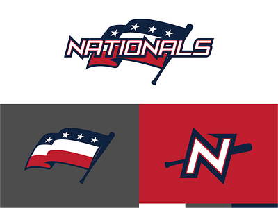 Pella Nationals Logos baseball baseball bat branding design flag illustration logo nationals sports vector