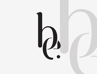 BE Logo be be logo black and white brand fashion graphic design luxury modern minimalist monogram round