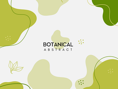 Botanical Abstract Art Background abstract botanical brand design fashion gradient graphic design green greenery illustration luxury organic plant