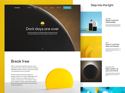 Zendesk Sunshine website