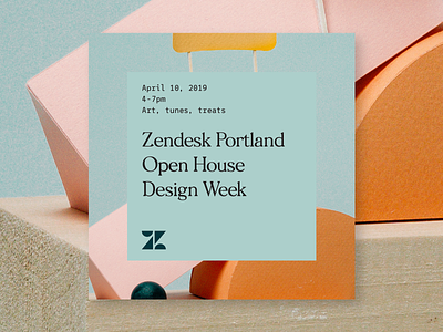 Portland Open House branding design engineering event portland product design typography zendesk