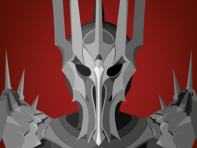Lord Of The Rings Illustration characters cinema fantasy film flat design illustration lord of the rings lotr sauron tolkien vector