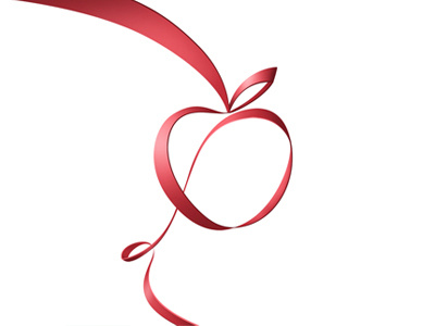 Ribbon animation apple ecard ribbon