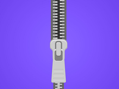 Zipper animation ecard illustration vector zip zipper