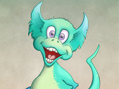 Monday Monsters cartoon character cheerful creature illustration monday monster