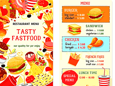 Food menu, restaurant menu bar branding design food food menu graphic design menu restaurant restaurant menu trifold menu