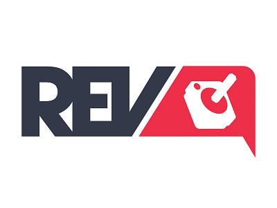 Rev branding font treatment illustrator logo mr. bob red vector video games
