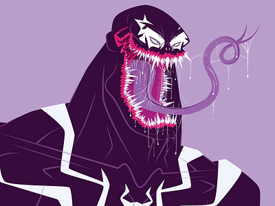 Venom colors illustration illustrator mr. bob photoshop spider man symbiote vector venom