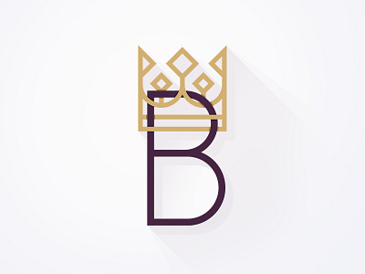 Borboa Coronado Logo (A) branding colors crown font treatment geometric icon illustrator logo mr. bob simple vector