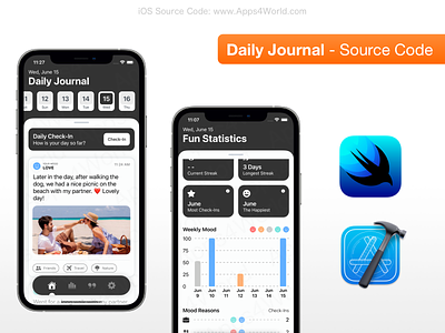 Daily Journal | SwiftUI Source Code | Core Data