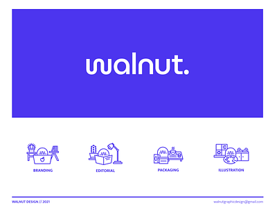 Walnut // Personal Brand brand brand design branding design designer graphic design icon icon design identidade identidade visual identity identity design logo logo design logotipo logotype marca personal brand vector walnut