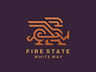 Dragon Fire State app branding companny design dragon graphic design icon illustration instagram logo motion graphics typography ui ux vector