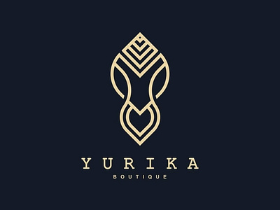 Yurika Boutique app boutique branding companny design dubay graphic design icon illustration instagram jewelry logo luxury motion graphics typography uae ui usa ux vector