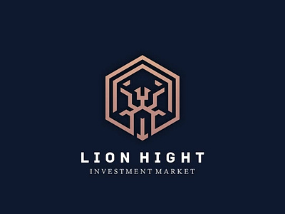 Lion Hight app brand branding companny design dubay graphic design icon illustration instagram lion logo motion graphics typography uae ui usa ux vector