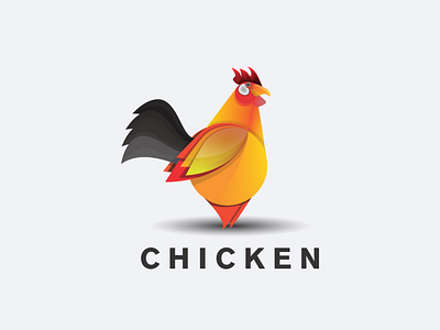 Chicken 3d animals animation app branding chicken design dubai graphic design icon illustration logo motion graphics typography uae ui usa ux vector
