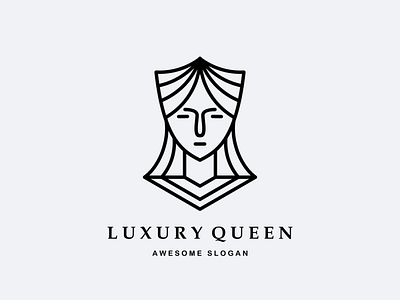 Luxury Queen 3d animation app branding design dribble dubai graphic design icon illustration logo luxury motion graphics queen typography uae ui usa ux vector