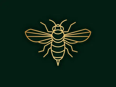 Bee Logo Line 3d animation app behance branding design dribbble dubai graphic design icon illustration instagram logo motion graphics typography uae ui usa ux vector