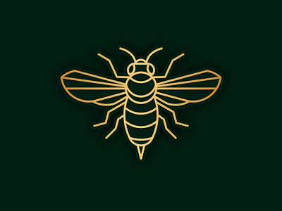 Bee Logo Line