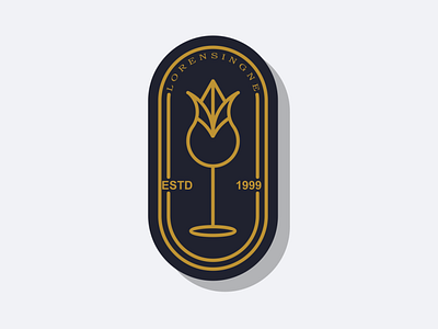 Flower Logo Emblem 3d animation app behance branding design dribbble dubai graphic design icon illustration instagram logo motion graphics typography uae ui usa ux vector