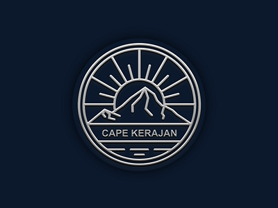 Logo emblem Mountain 3d animation app behance branding design dribbble dubai graphic design icon illustration instagram logo motion graphics typography uae ui usa ux vector