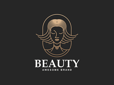 Beauty Logo Line 3d animation app behance branding design dribbble dubai graphic design icon illustration instagram logo motion graphics typography uae ui usa ux vector