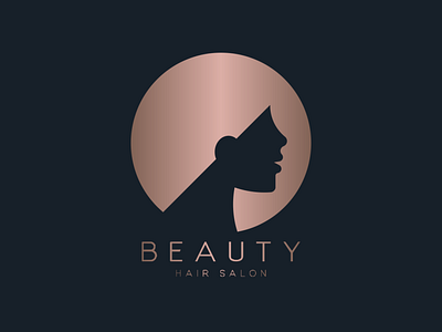 Beauty Hair Salon Logo 3d animation app behance branding design dribbble dubai graphic design icon illustration isntagram logo motion graphics typography uae ui usa ux vector