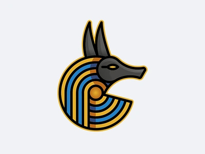 Anubis Logo Mascot 3d animation app behance branding design dribbble dubai graphic design icon illustration instagram logo motion graphics typography uae ui usa ux vector