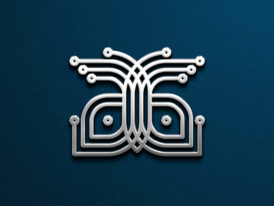 Butterfly Logo Line 3d animation app behance branding design dribbble dubai graphic design icon illustration instagram logo motion graphics typography uae ui usa ux vector