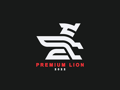 Premium Lion Logo 3d animation app behance branding design dribbble dubai graphic design icon illustration instagram logo motion graphics typography uae ui usa ux vector