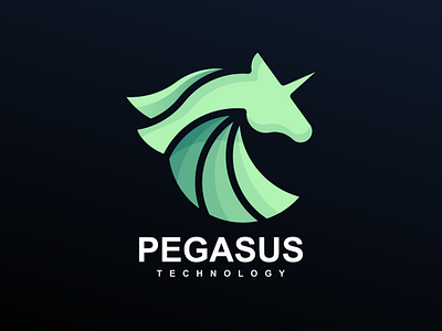 Pegasus Logo 3d animation app behance branding design dribbble dubai graphic design icon illustration instagram logo motion graphics typography uae ui usa ux vector