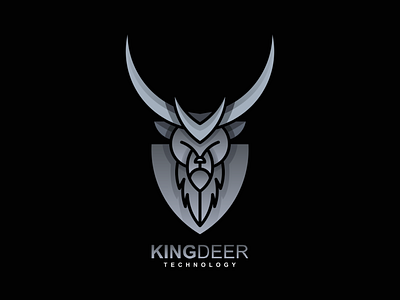 King Deer Logo 3d animation app behance branding design dribbble dubai graphic design icon illustration instagram logo motion graphics typography uae ui usa ux vector