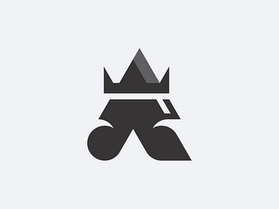 Letter A + King Logo