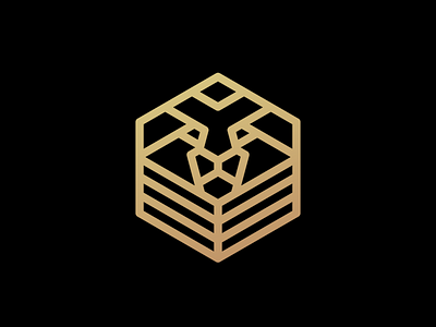 Lion Polygon Logo 3d animation app behance branding design dribbble dubai graphic design icon illustration instagram logo motion graphics typography uae ui usa ux vector