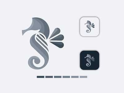 SeaHorses Logo 3d animation app behance branding design dribbble dubai graphic design icon illustration instagram logo motion graphics typography uae ui usa ux vector