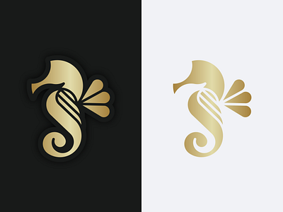 SeaHorses Logo 3d animation app behance branding design dribbble dubai graphic design icon illustration instagram logo motion graphics typography uae ui usa ux vector
