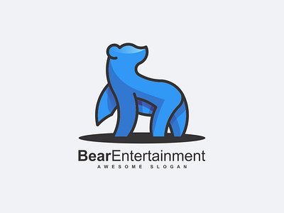 Bear Logo 3d animation app behance branding design dribbble dubai graphic design icon illustration instagram logo motion graphics typography uae ui usa ux vector