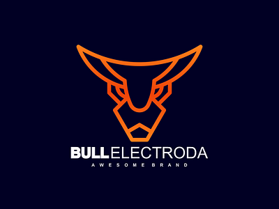 Bull Logo Line 3d animation app behance branding design dribbble dubai graphic design icon illustration instagram logo motion graphics typography uae ui usa ux vector