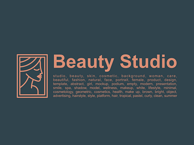 Beauty Studio Logo 3d animation app behance branding design dribbble dubai graphic design icon illustration instagram logo motion graphics typography uae ui usa ux vector