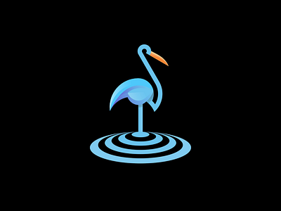 Heron Logo 3d animation app behance branding design dribbble dubai graphic design icon illustration instagram logo motion graphics typography uae ui usa ux vector