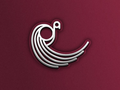 Peacock Line Art Logo 3d animation app behance branding design dribbble dubai graphic design icon illustration instagram logo motion graphics typography uae ui usa ux vector