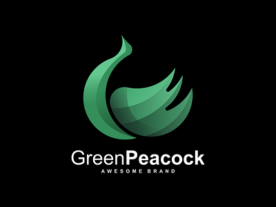 Green Peacock Logo