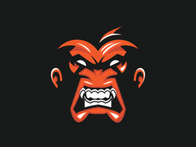 Monkey Mascot Logos by Awoga Ranger on Dribbble