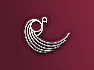 Peacock Logo Line Art 3d animation app behance branding design dribbble dubai graphic design icon illustration instagram logo motion graphics typography uae ui usa ux vector