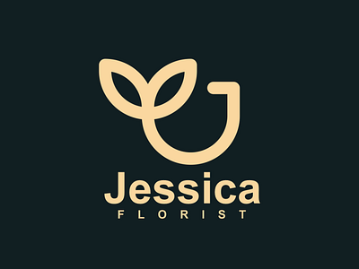 Letter J + Flower Logo 3d animation app behance branding design dribbble dubai graphic design icon illustration instagram logo motion graphics typography uae ui usa ux vector