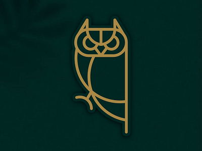 Owl Line Art Logo 3d animation app behance branding design dribbble dubai graphic design icon illustration instagram logo motion graphics typography uae ui usa ux vector