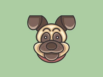 Dog Logo Mascot 3d animation app behance branding design dribbble dubai graphic design icon illustration instagram logo motion graphics typography uae ui usa ux vector